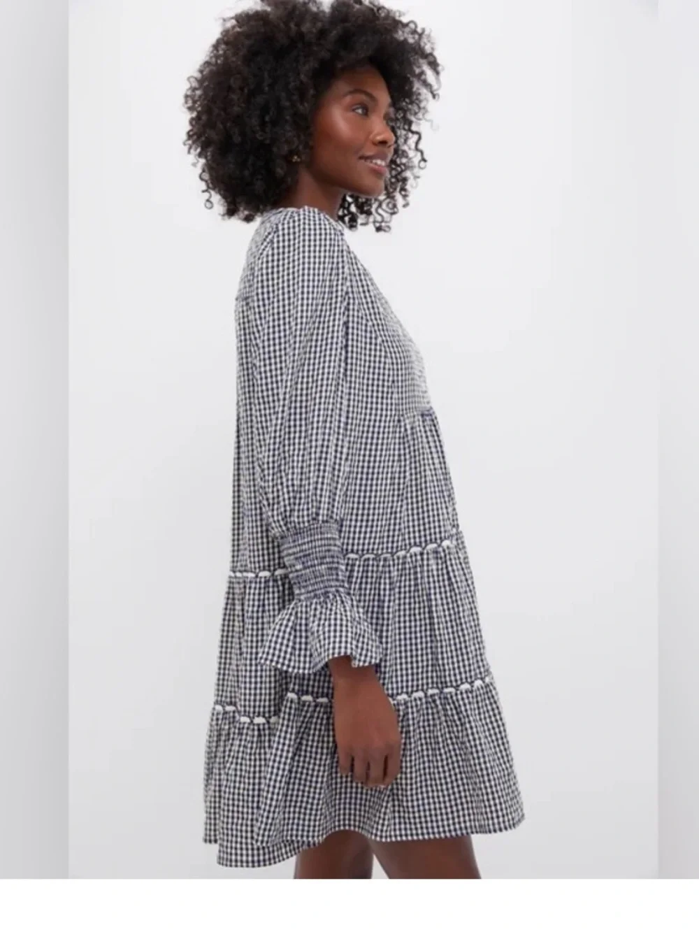 POMANDER PLACE NavyGingham Kenzo Dress from Tuckernuck Size L NWT